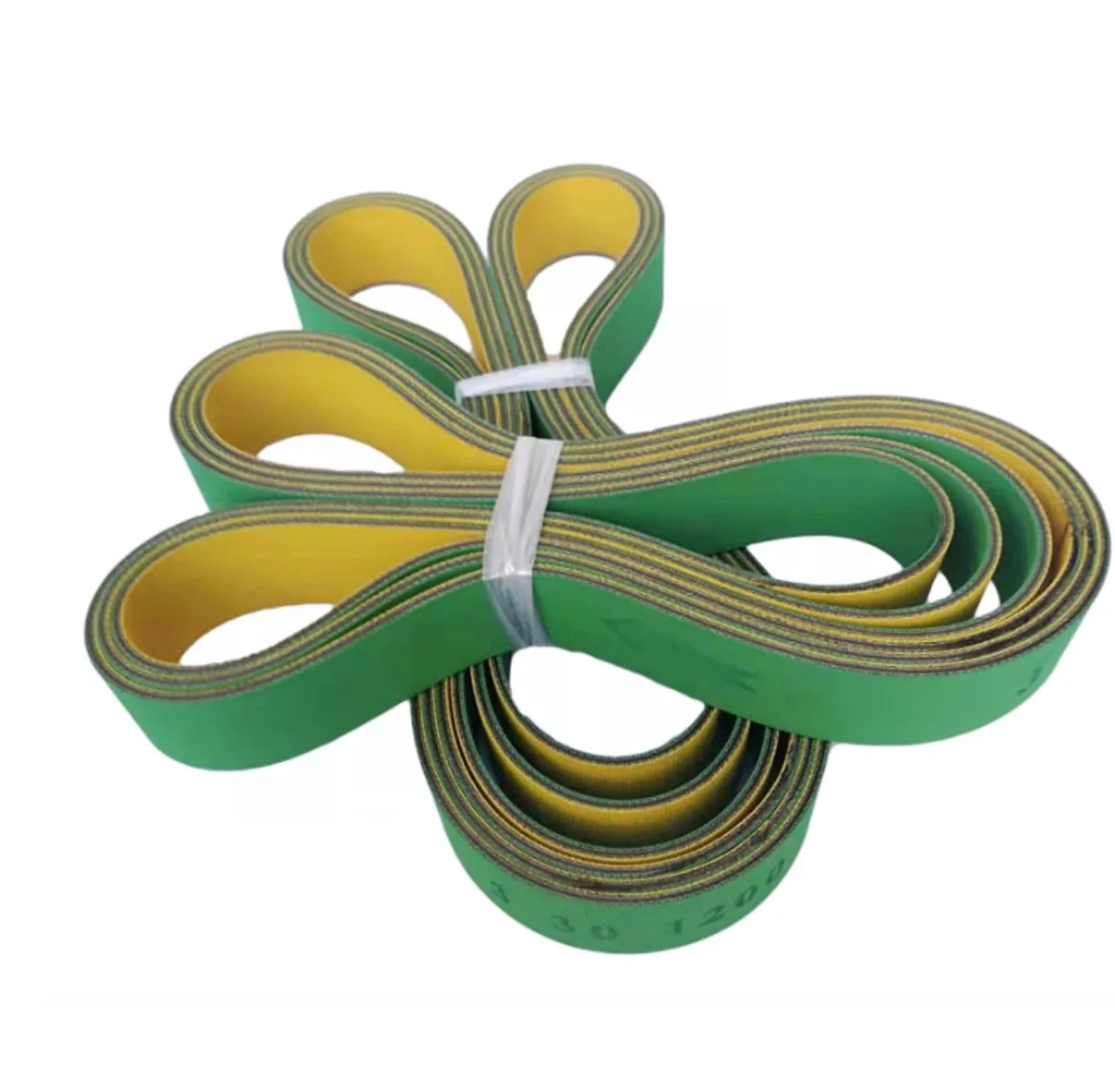 

L:335x10x1mm Nylon Sandwich Plain Belt Woodworking Machinery Drive Belt