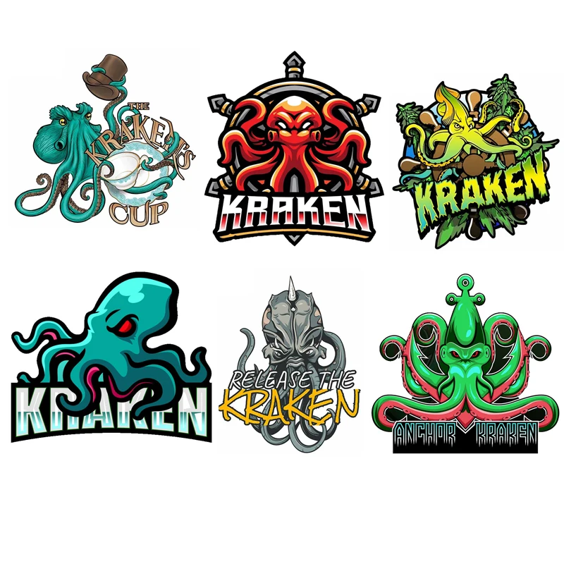 

Наклейки на автомобиль Kraken, наклейки в виде осьминога, наклейки на внедорожник, мотоцикл, холодильник, ноутбук, кружка из ПВХ