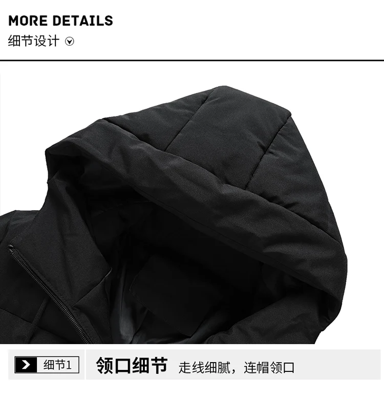 2022 New Fashion Hooded Winter TRAPSTAR Printed Coat Men Thick Warm Mens Winter Jacket Windproof For Parka jacket Size M-4XL