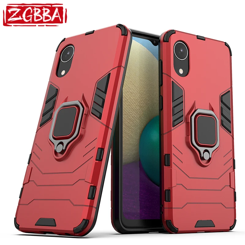 

Anti-Drop Bracket Phone Case For Samsung Galaxy A01 A03 Core A02 A02s A03s A10 A10s A11 A12 A13 A20 A20s Shockproof Holder Cover