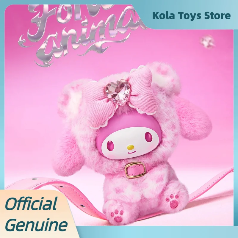 Фото Подлинная Sanrio Fores Animals Series слепая коробка Kawai, виниловая плюшевая подвеска, фигурка куклы Kuromi My Melody Mystery Box, игрушки, подарок для девочки №2