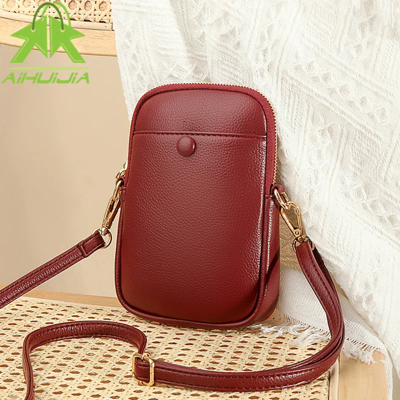 

High Quality Pu Leather Crossbody Bags for Women New Fashion Solid Color Shoulder Bag Luxury Small Ladies Handbags and Purses