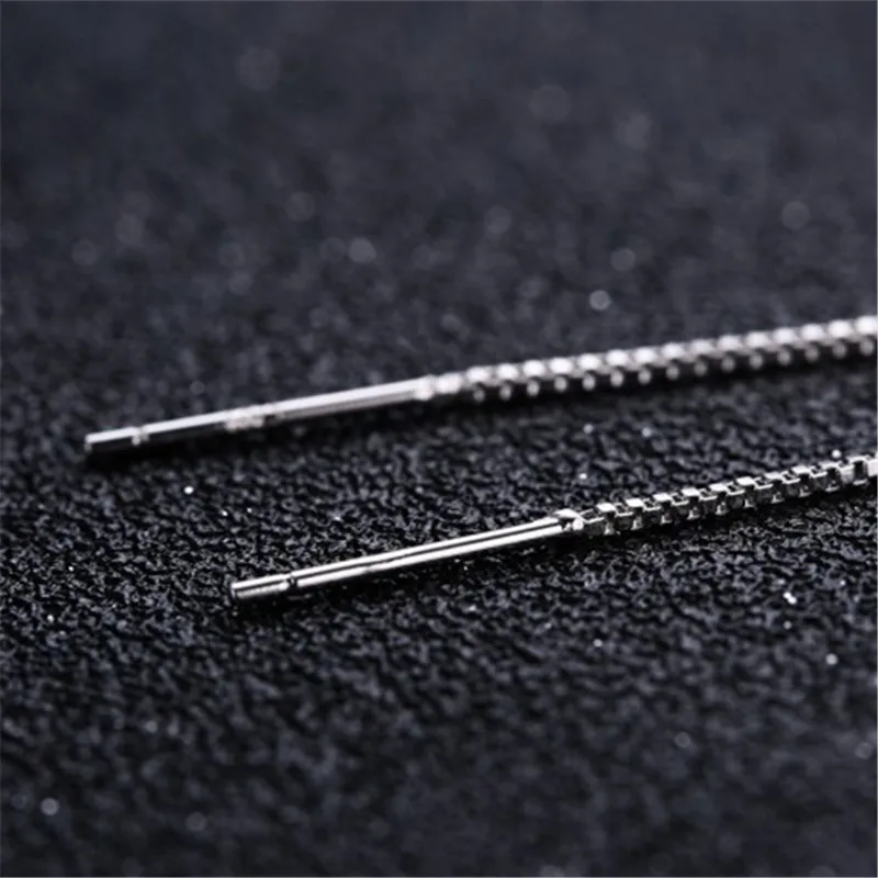 Модные висячие серьги с кисточками и цепочкой цирконом крестом для женщин