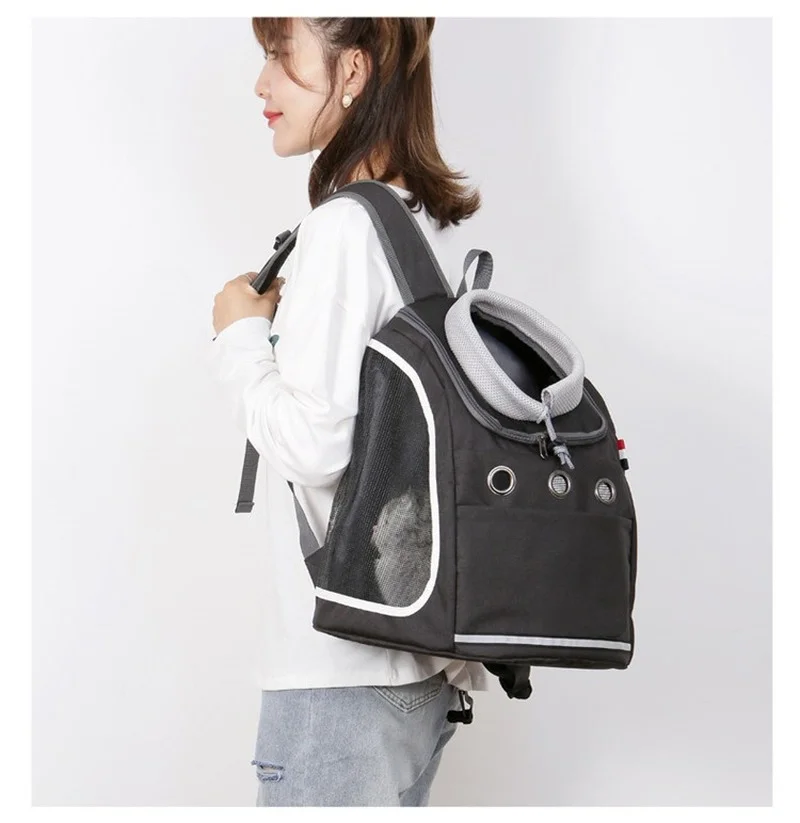 

Large Pet Backpack Portable Space Capsule Breathable Window Cat Carrier Dog Bag Pets Products Accessories Portable Travel Bags