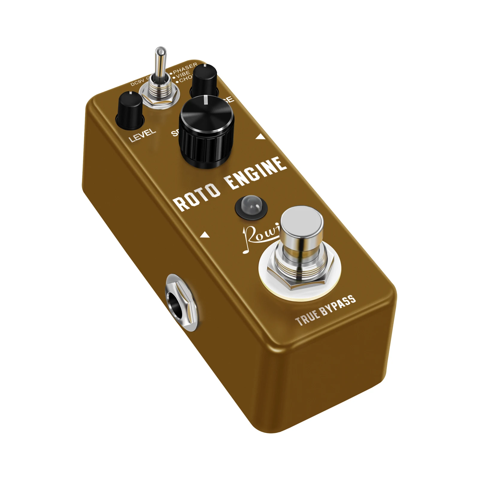 Гитара Rowin педаль с тройными эффектами хор вибротромоло Phaser режимы Делюкс Ver.