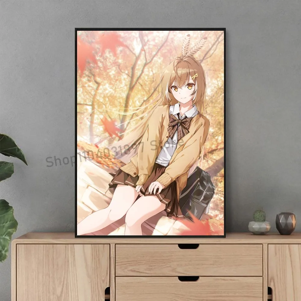 Самоклеящаяся водонепроницаемая бумажная наклейка Nanashi Mumei Hololive Girl Channel