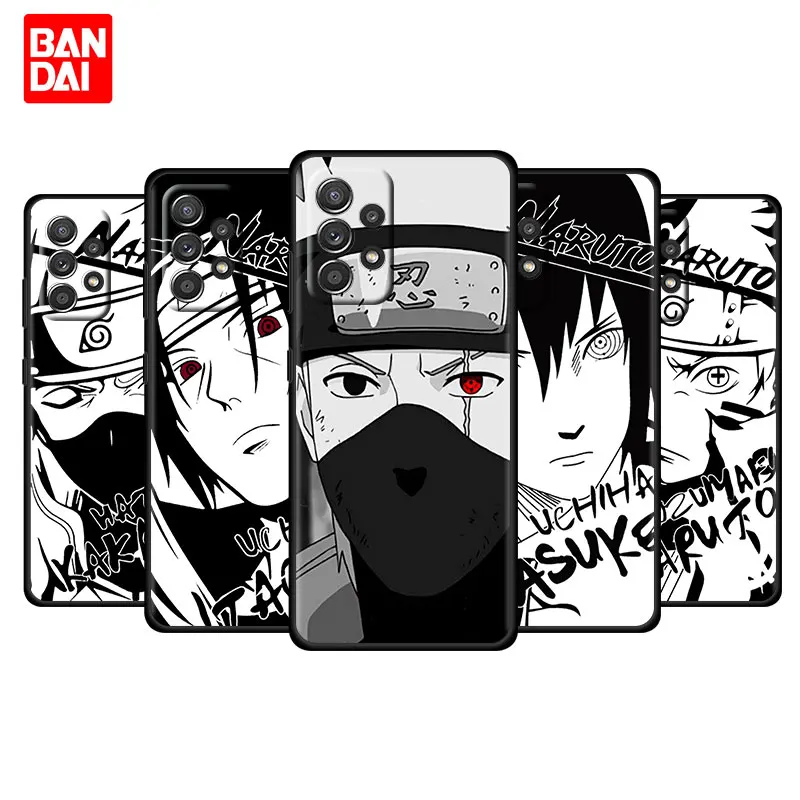 

Anime Naruto Uzumaki Sasuke Case for Samsung Galaxy A03 A13 A31 A50 A51 A52 A70 A71 A32 Note 20 Ultra 5G Cover Full Bag Silicone