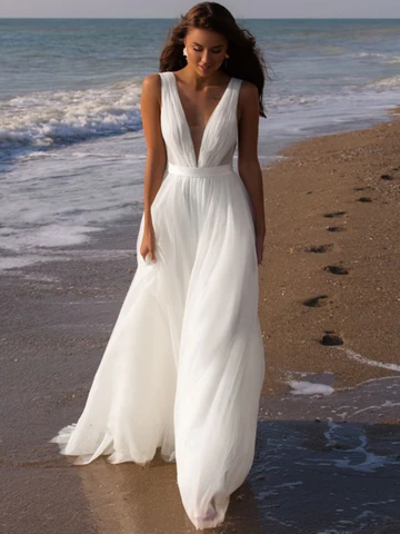Beach Dress Brides Dresses for Women Party Wedding Evening Robe Bride 2023 Suitable Request Weddding Women's Womens Elegant Prom
