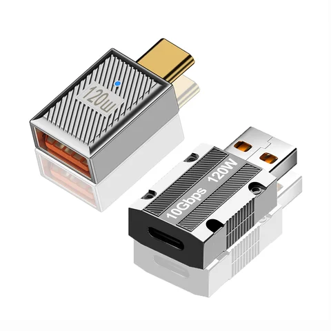 Переходник USB C «мама-папа» Адаптер USB 3.1 Type-C на Type-A Конвертер OTG Поддержка двунаправленной синхронизации данных и зарядки 10 Гбит/с