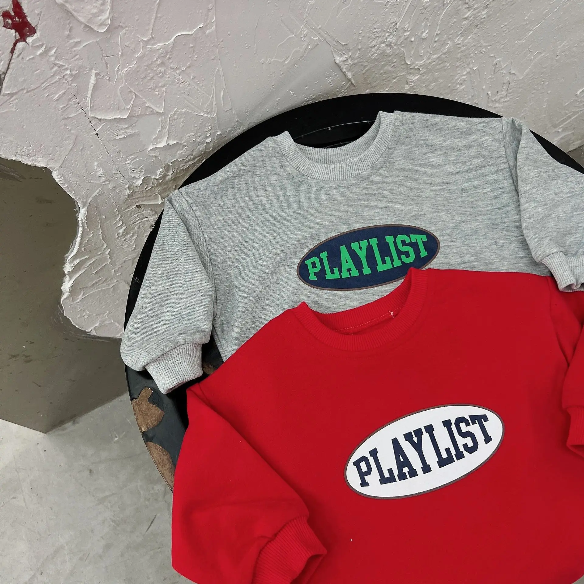 

Spring New Fashion Letter Print Baby Sweatshirt Autumn Boys Long Sleeve Tops Infant Little Girls Sweatshirt Cotton Kids Pullover