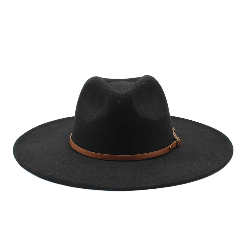 

luxury woman hat jazz elegant men's hats british cup new fedora wedding ceremony cowboy gentleman Men's cap cowgirl wide brim