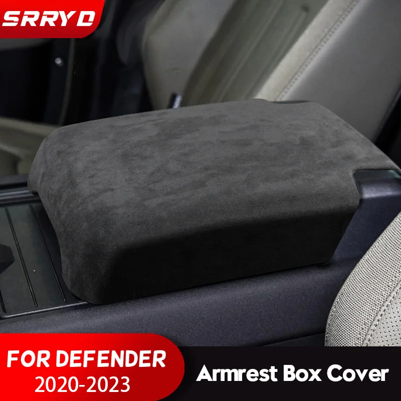 For Land Rover Defender 90 110 2020-2022 Car Stowing Tidying Armrest Box Protect Stickers Covers Trim Auto Interior Accessories