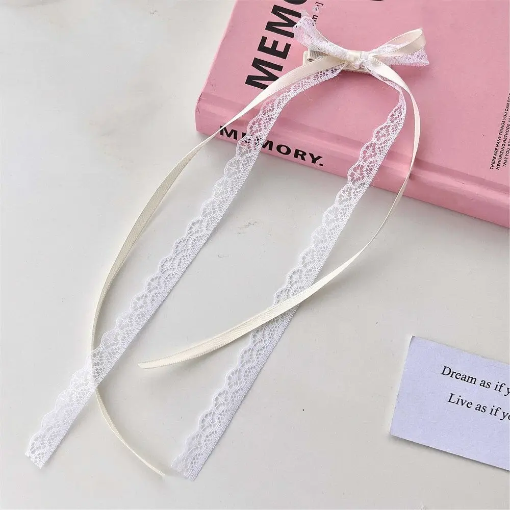 

Ribbon Bow Cloth Braiding Hair Tool Headwear Bowknot Ribbon Hairpin Bow Hairpin Balletcore Hair Clip Headwear