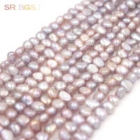 free shipping 10 strandslot 6 7mm white pink purple black natural freshwater loose potato pearl jewelry making beads 15