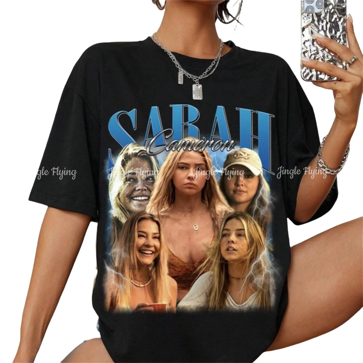 Лимитированная рубашка Сара Кэмерона винтажная футболка с рисунком 90-х годов