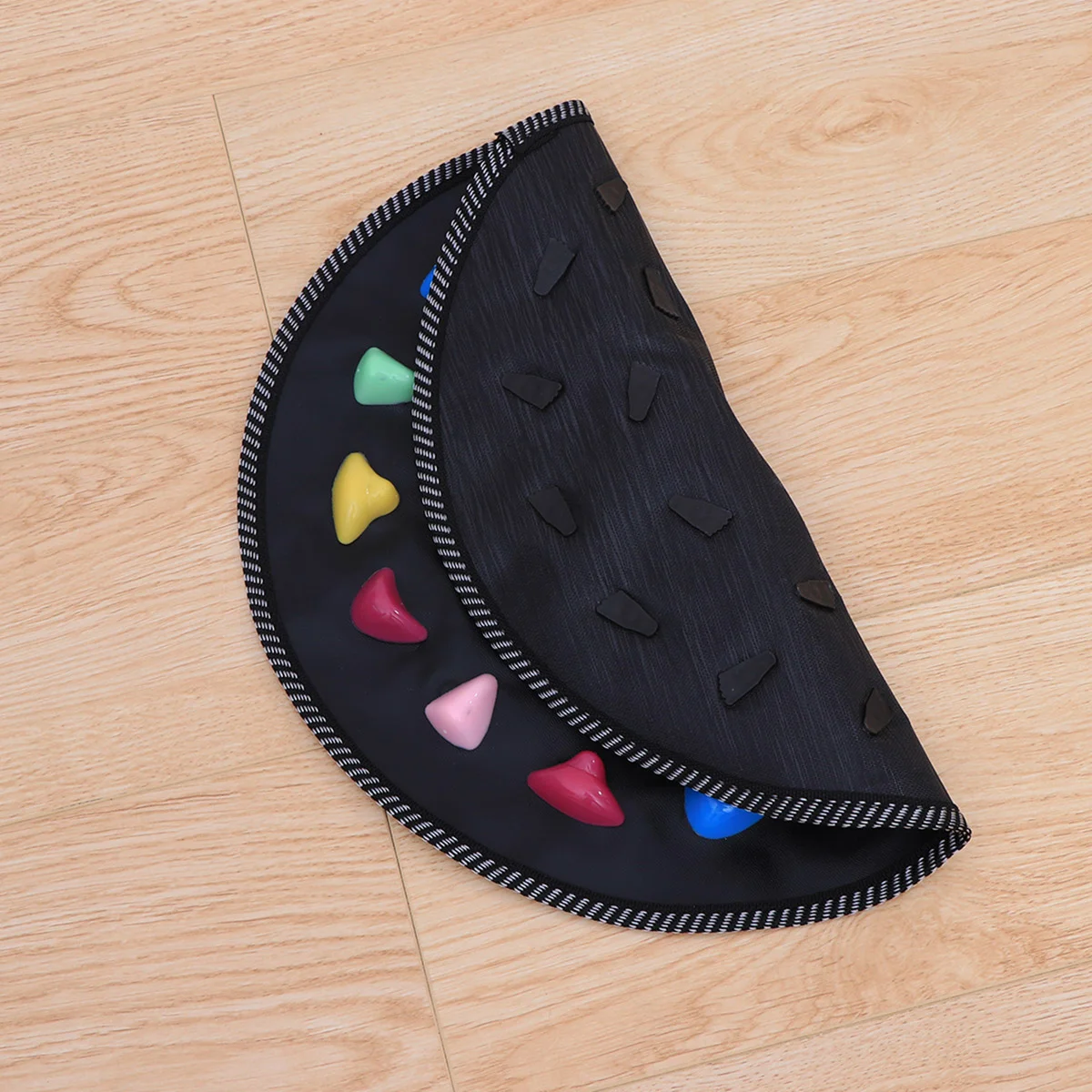 Каменный массажный коврик для ног круглый снятия боли в ногах акупрессура