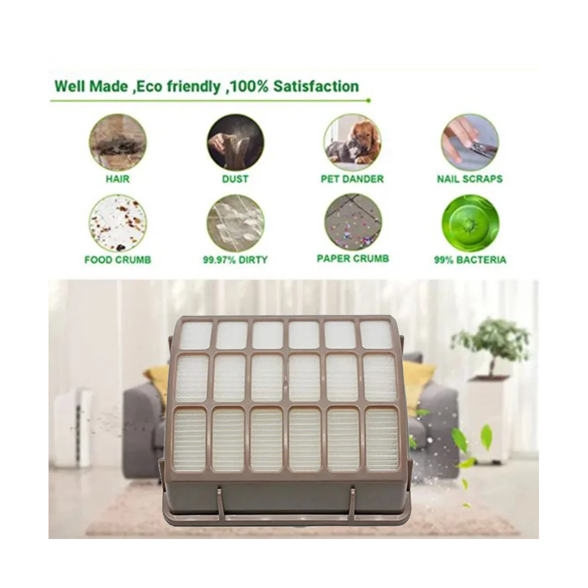 Вакуумный HEPA-фильтр хлопок для Navigator Professional NV70 NV71 NV80 NVC80C NV90 NV95 UV420 запасная часть