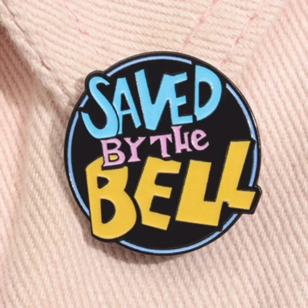 Жесткая эмалированная булавка с логотипом Saved By The Bell значок американского