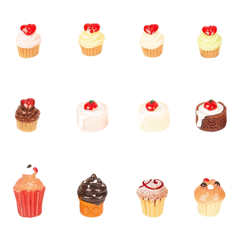12 шт. имитация торта креативная игрушка для ролевых игр мини-домик модель десерта