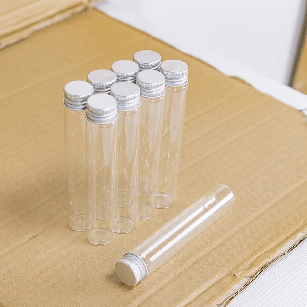 

50pcs 22*120mm 30ml Tiny Glass Bottles Storage Small 30CC Jars Vials Mini Containers DECORATIVE Bottles