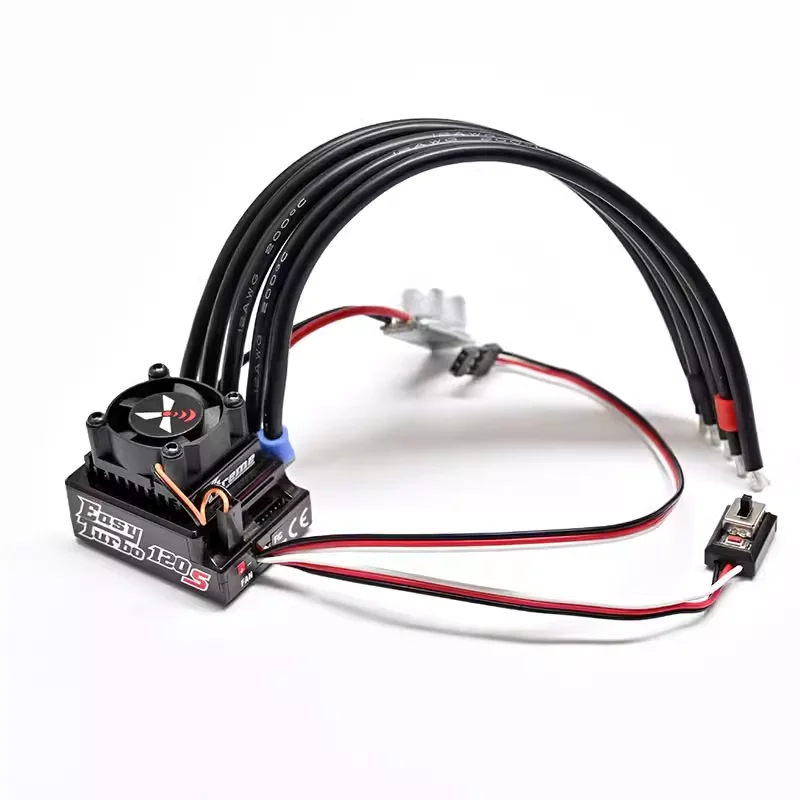Фото XRC ET120S сенсорный бесщеточный ESC + комплект двигателей ROCKET V3 120A 1/10 автомобильный привод T №2