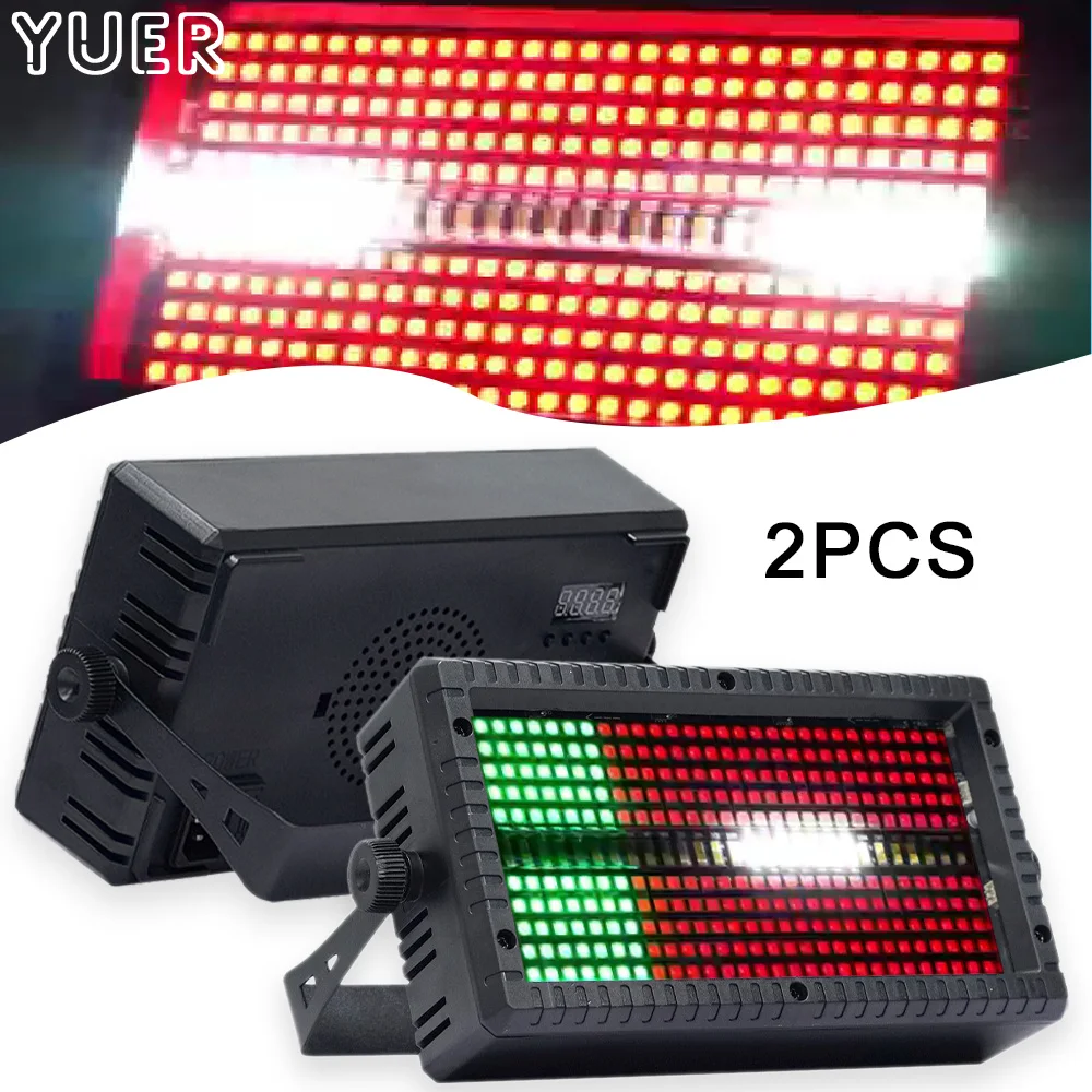 2 шт./лот светодиодный мини-стробоскоп музыка 8 + 4 сегмента RGB белая лошадь гонки