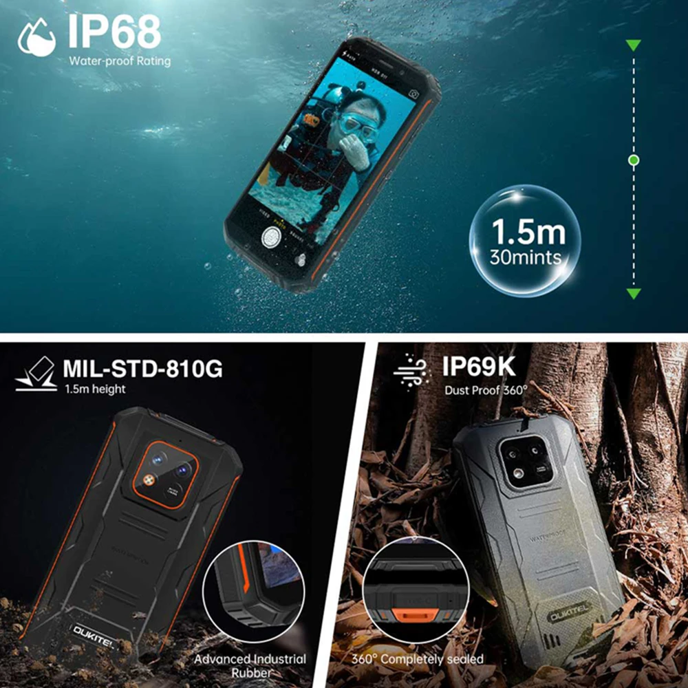Oukitel WP18 12500mAh Rugged Smartphone 5.93