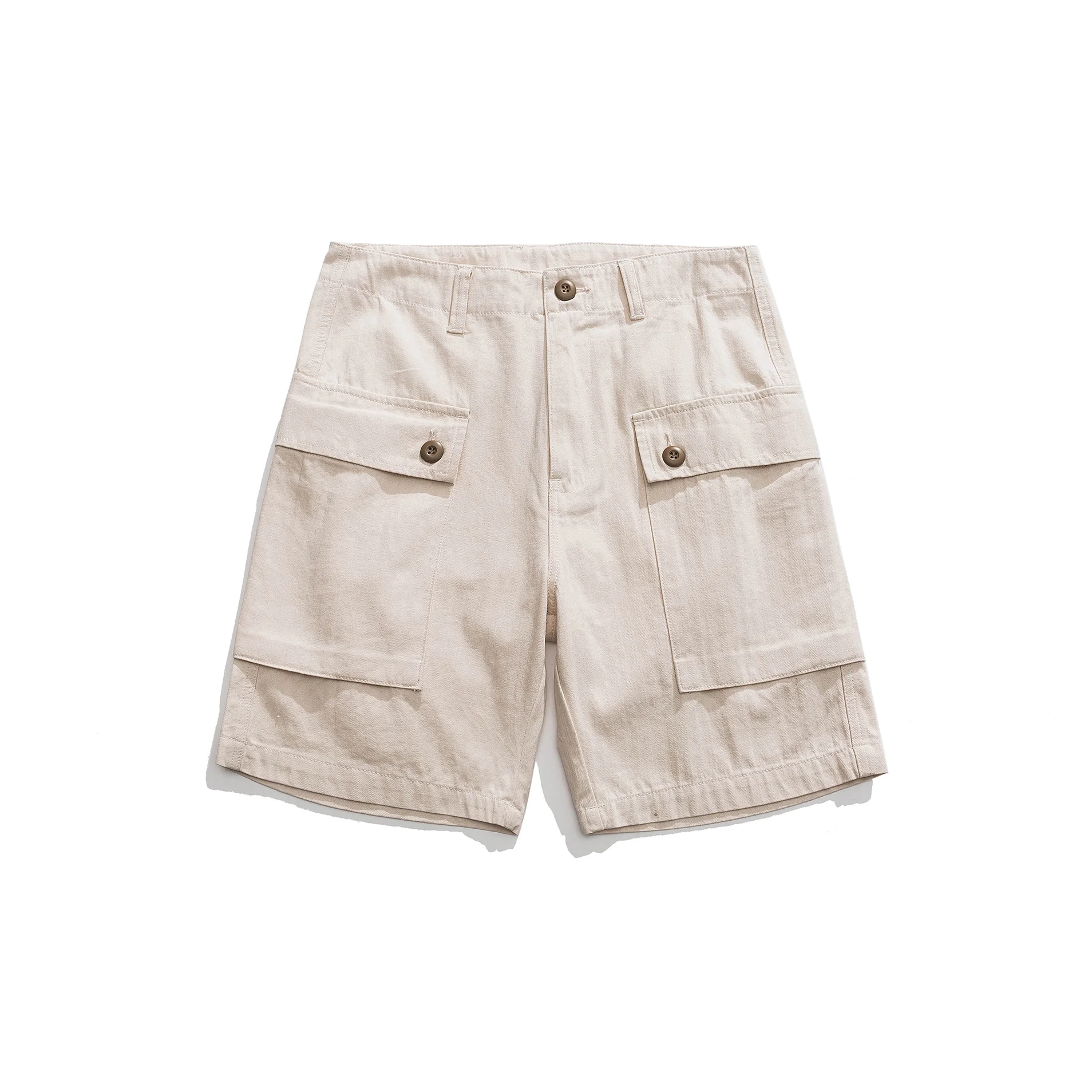 

Men's Shorts P44 Military Print Multi-pockets Cargo Pants Summer Casual Measwear OOTD