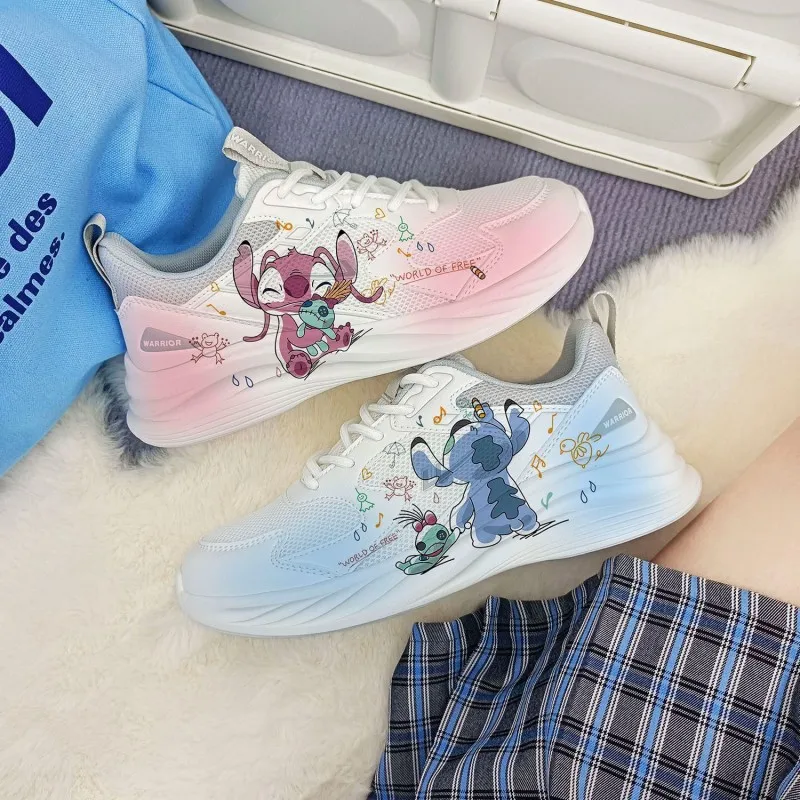 

Disney Lilo Stitch Sneakers Anime Kawaii Breathable Casual Mesh Shoes Comfortable Running Shoes for Men Women Children's Gifts