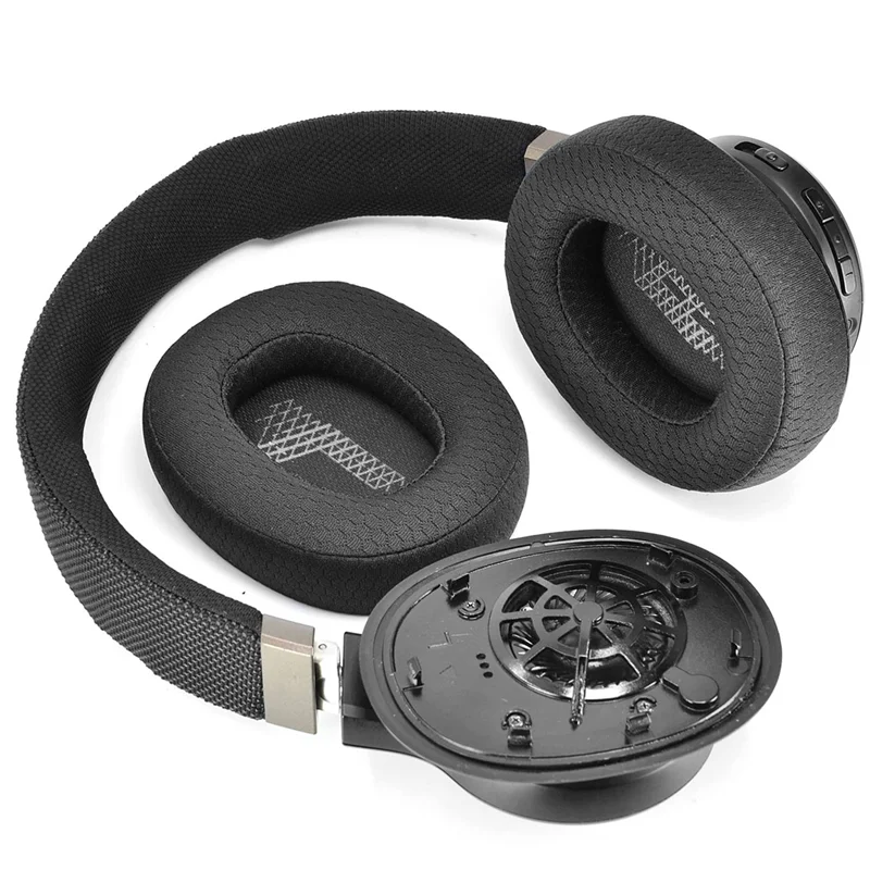 

1Pair Foam Ear Pads Cushion Leather Earpad for JBL E65 E65BTNC / Duet NC/Live 650BTNC Live 660 BTNC Headphones