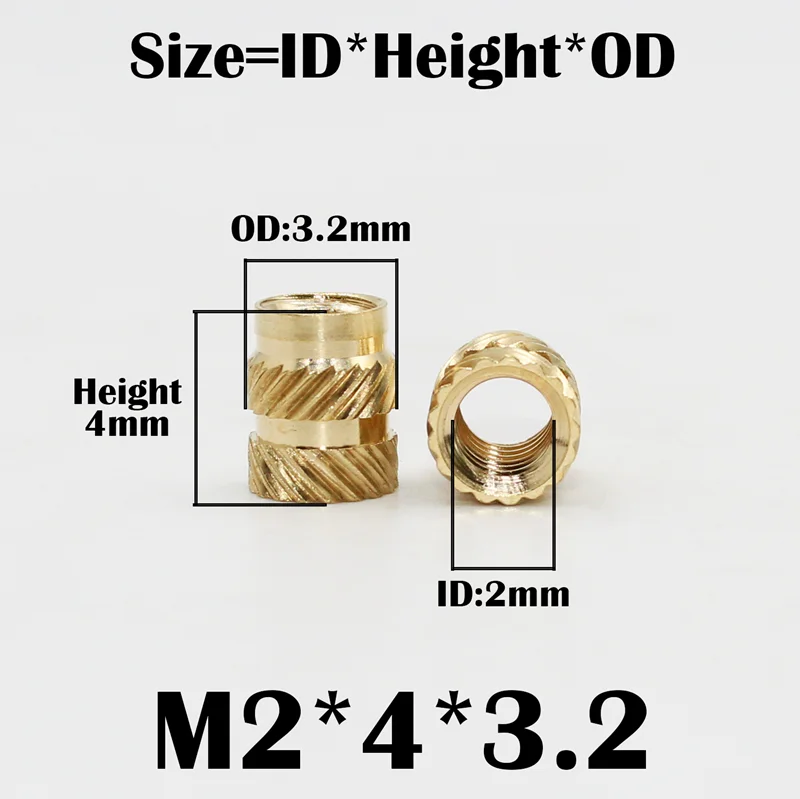 Латунная гайка, термовставка, гайка, железный наконечник, латунная головка с внутренней резьбой, термоплавкая гайка, термоустановочный инструмент для пайки пластикового 3D-принтера