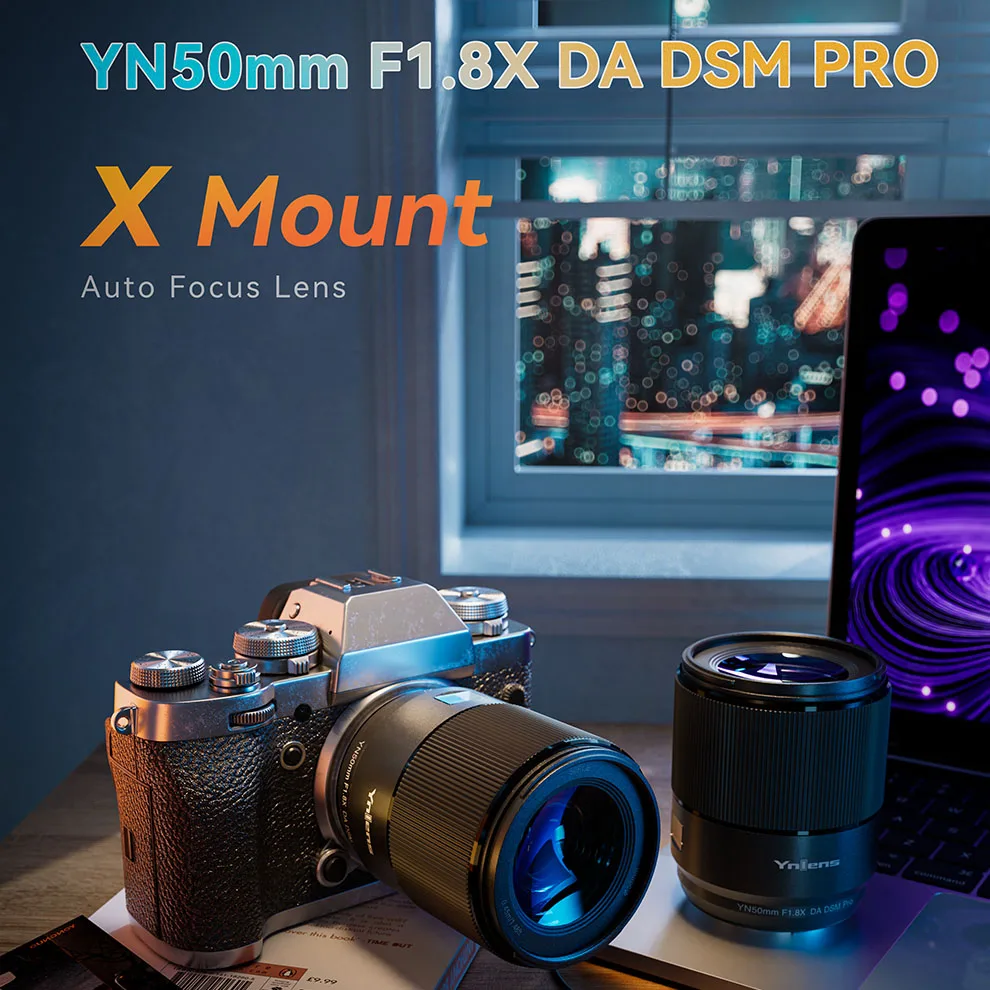 Объективы YONGNUO YN50mm F1.8X DA DSM PRO для камеры с креплением Fujifilm X