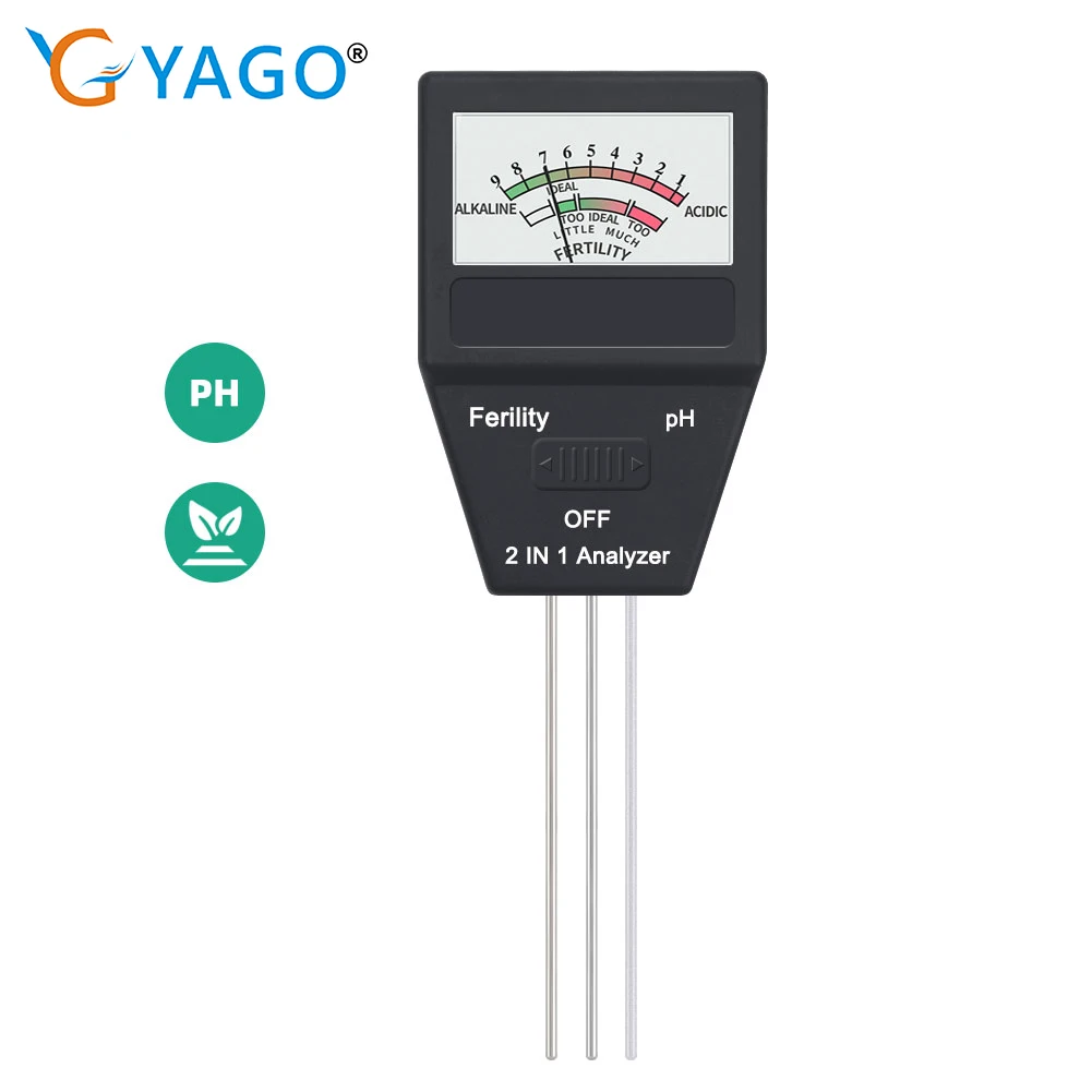 

Тестер pH почвы RCYAGO 2 в 1