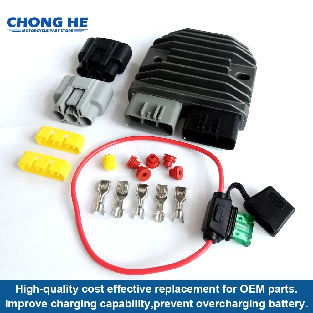 Электрические детали мотоцикла регуляторы напряжения выпрямителя для Kawasaki KLZ1000