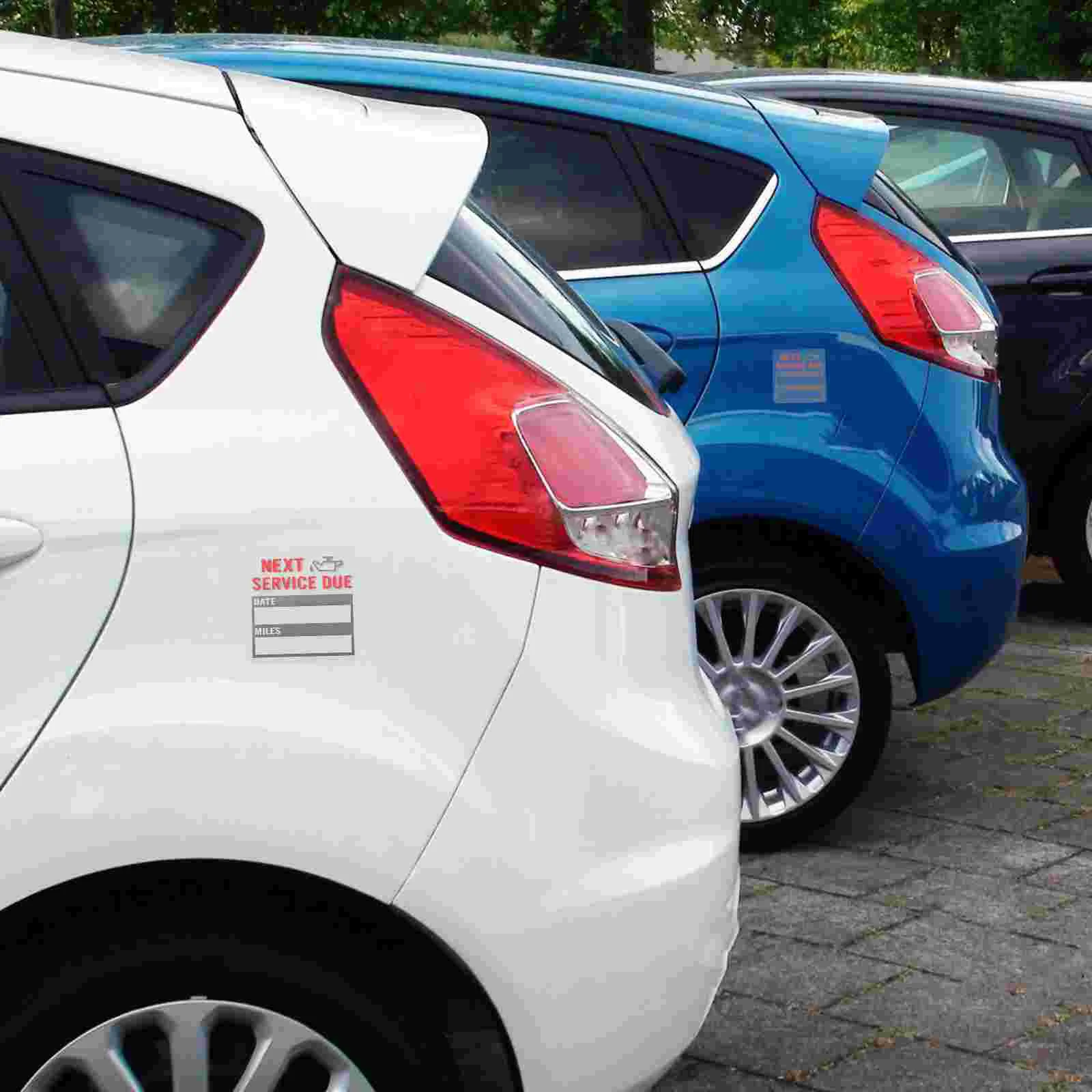 2 рулона автомобильной этикетки для замены масла автоклейкая наклейка