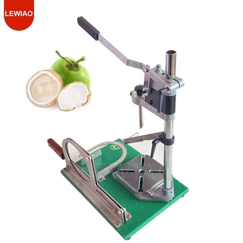 

2023 Small Home Manual Stainless Steel Coconut Peeling Coconut Trimming Lid Opening Machine