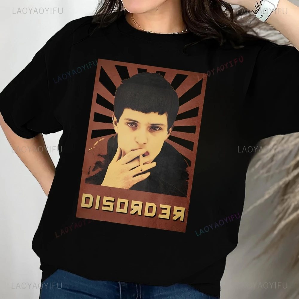 Уличная модная футболка с готической группой Joy Division нейтральная тенденция