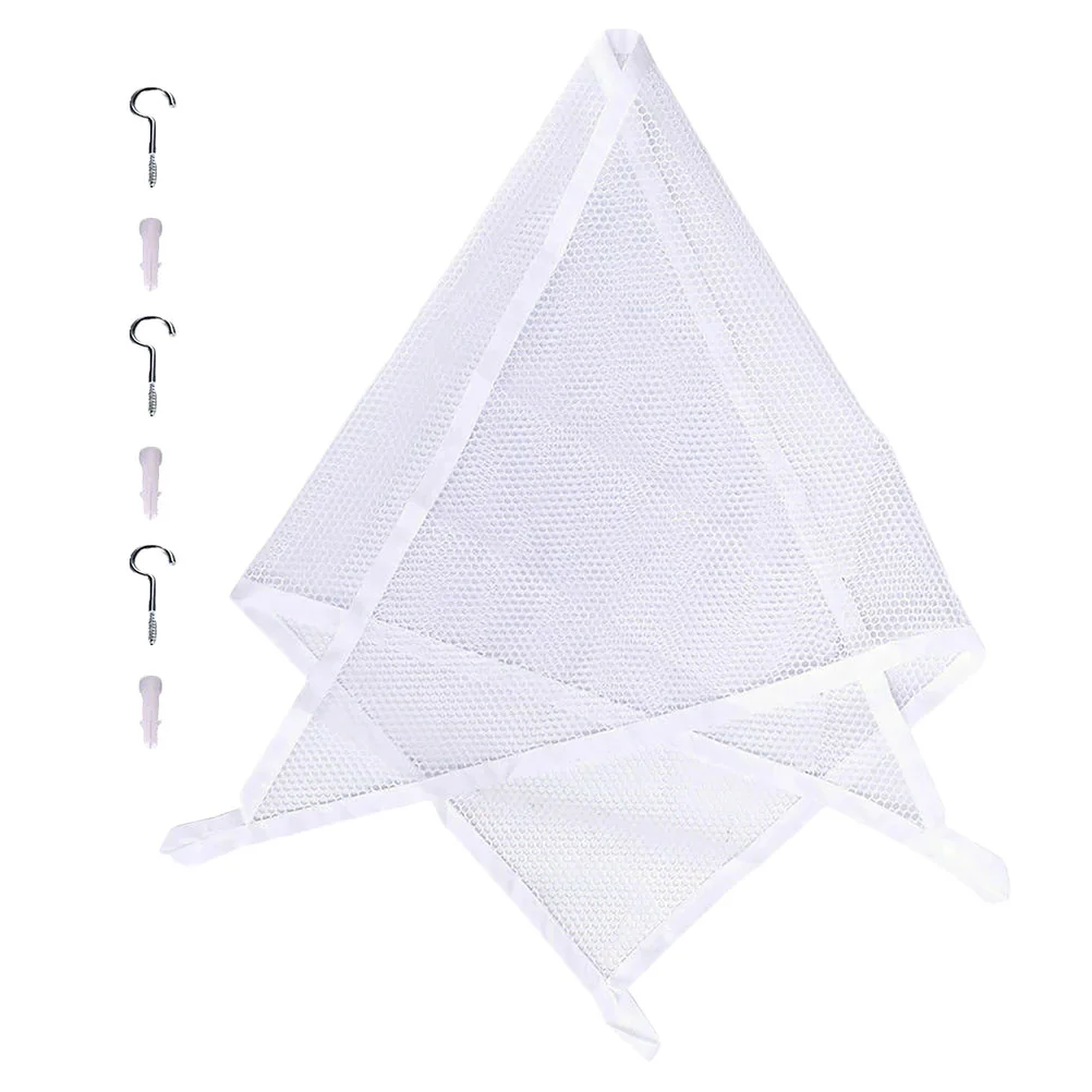 

1pc Toys Storage Hammock Kid's Stuffed Toys Mesh Holder for Bedroom Bathroom