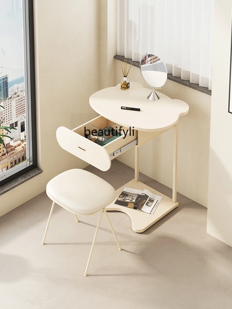 

zqPanda Dresser Minimalist Light Luxury Bedroom Small Apartment Makeup Table Desk