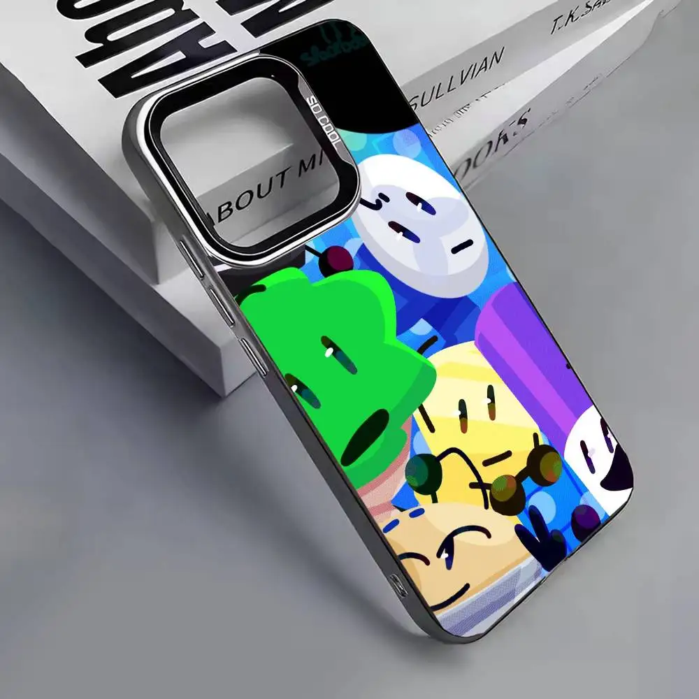 Мультяшный чехол B-Bfdi B-Battle для iPhone 17, 16, 15, 14, 13, 12, 11 Plus, Pro Max, XS, цветной серебристый чехол-накладка для телефона (art.: 3920dc77736b9) - 3920dc77736b9
