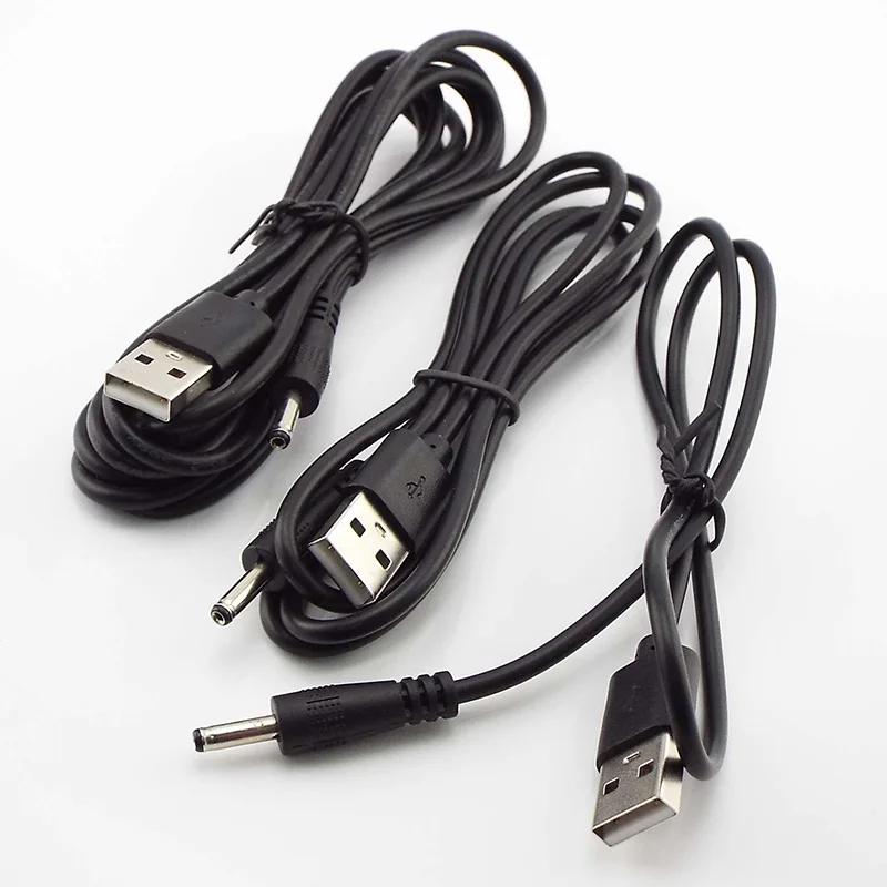 USB A штекер к DC 2 5 3 1 35 4 0 7 мм питания типа А Удлинительный кабель соединительные