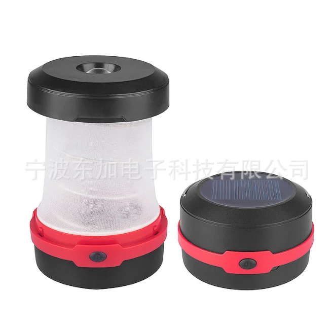 

Solar LED Camping Lantern Solar or USB Rechargeable Collapsible LED Light 4 Modes for Camping Hiking Fishing Emergency