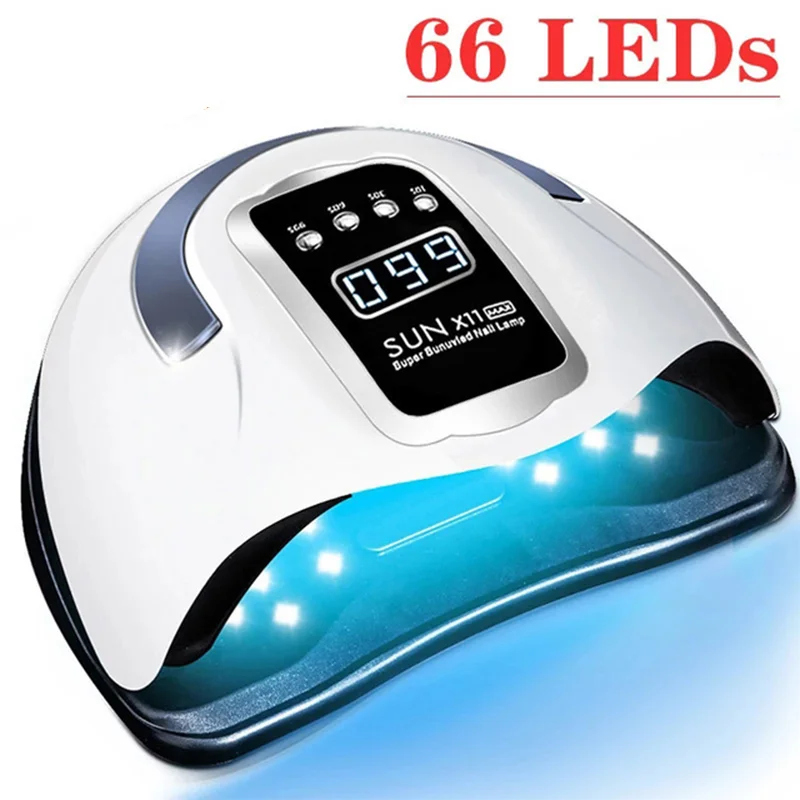2022 SUN X11 MAX Nail Polish Gel Drying Lamp With 66LEDs Fast Curing Nail Light UV LED Lamp For Manicure Professional Nail Tool