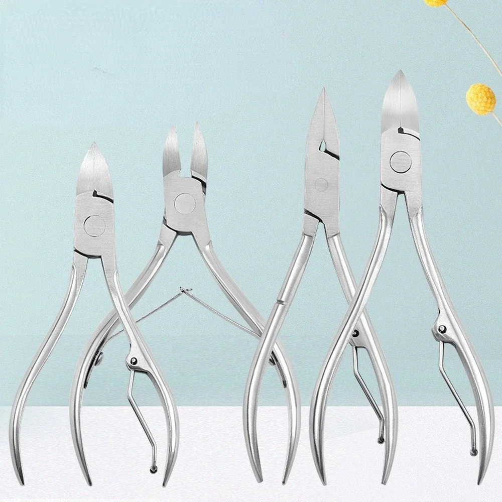 

1pcs Nail Manicure Scissors Cuticle Nippers Epidermis Clippers Trimmer Dead Skin Remover Pedicure Stainless Steel Cutters Tools