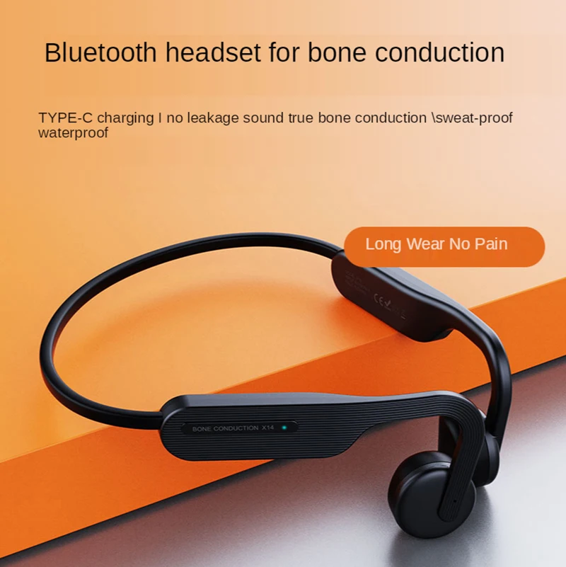 

Bone Conduction Earphone Bluetooth 5.0 Wireless Sport Headphones IPX6 Waterproof Headset HIFI Hands-free For smartsphone