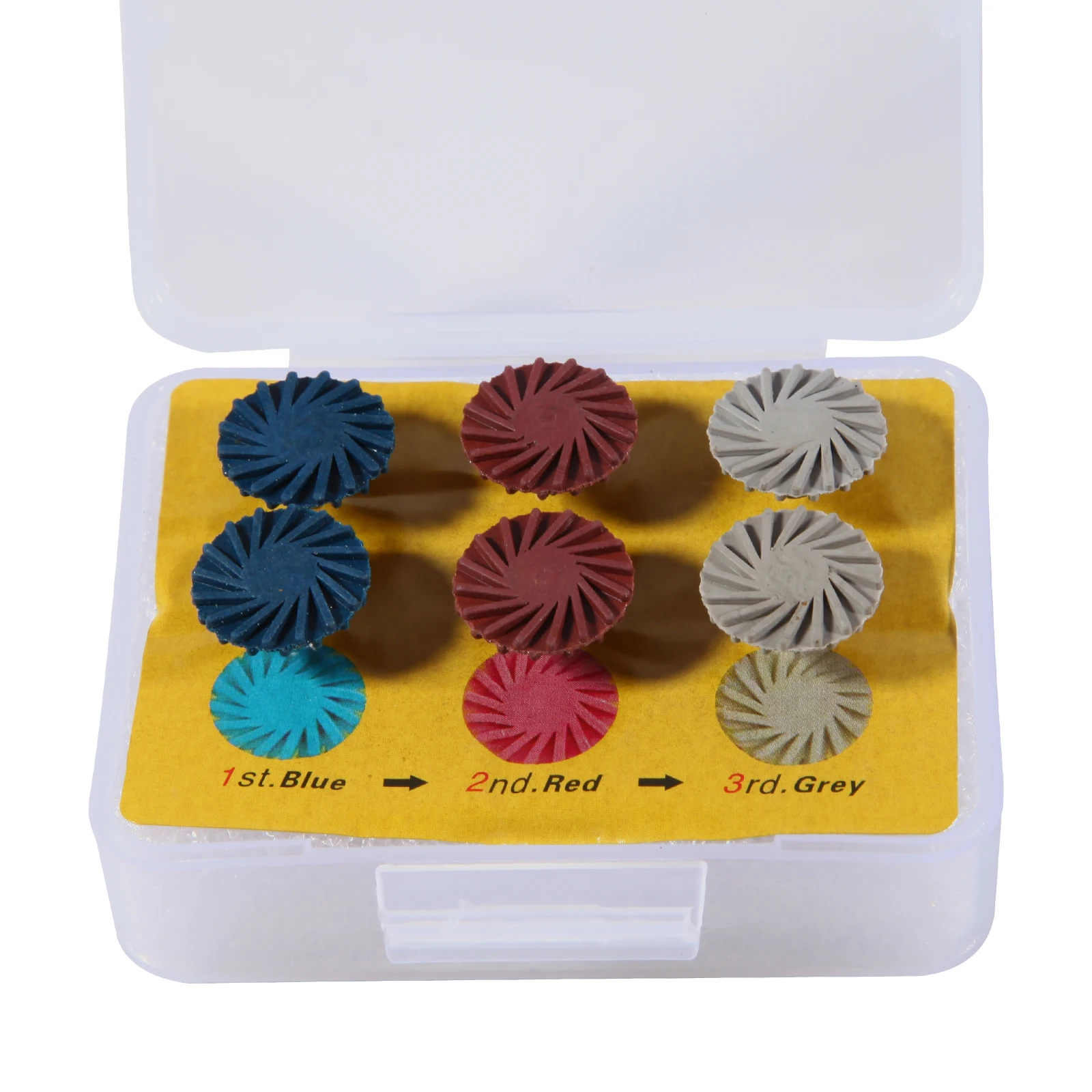 6 шт. стоматологический композитный полирующий роторный шлифовальный наконечник