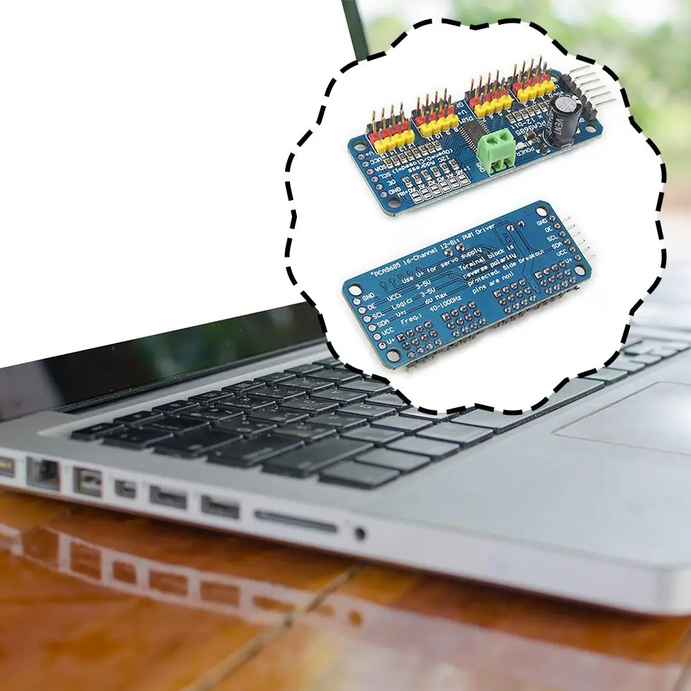 IIC PCA9685 16-ID/сервопривод плата 12-битные инструменты компонент 16-канальный