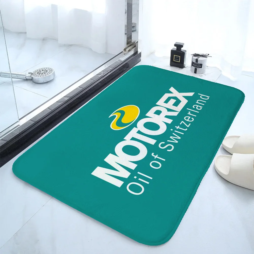 Коврик Laumango Motorexs с моторным маслом современный полосатый принт