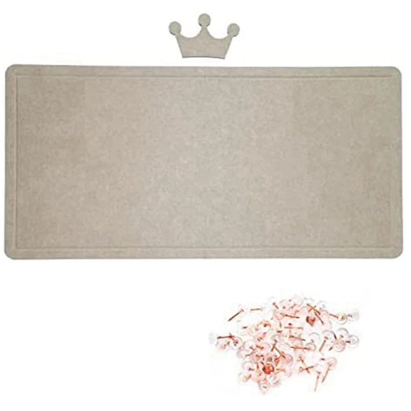 

Picture Board 36Inch X 18Inch, Decorative Picture Framed Display Board With Pins For Home, Office Walls