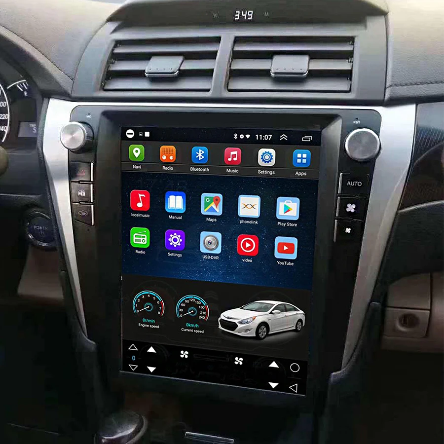 

Автомагнитола на Android, Автомобильный мультимедийный Стерео Gps-навигатор, Dvd-радио, аудио-навигатор, головное устройство для Toyota Camry 2012-2015, экр...